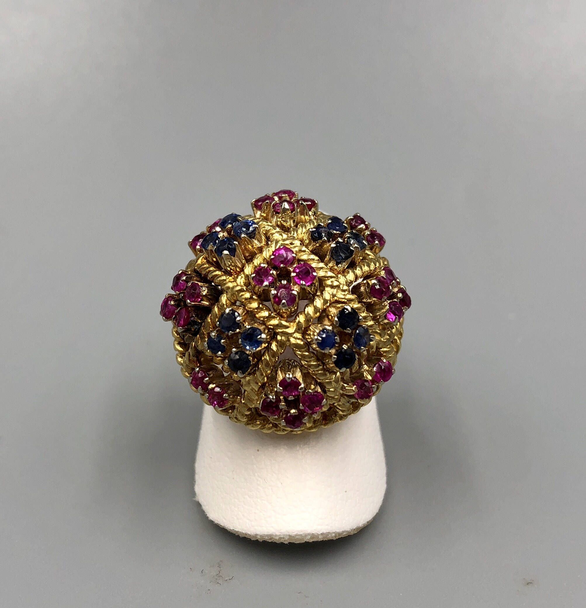 Vintage dome ring sales