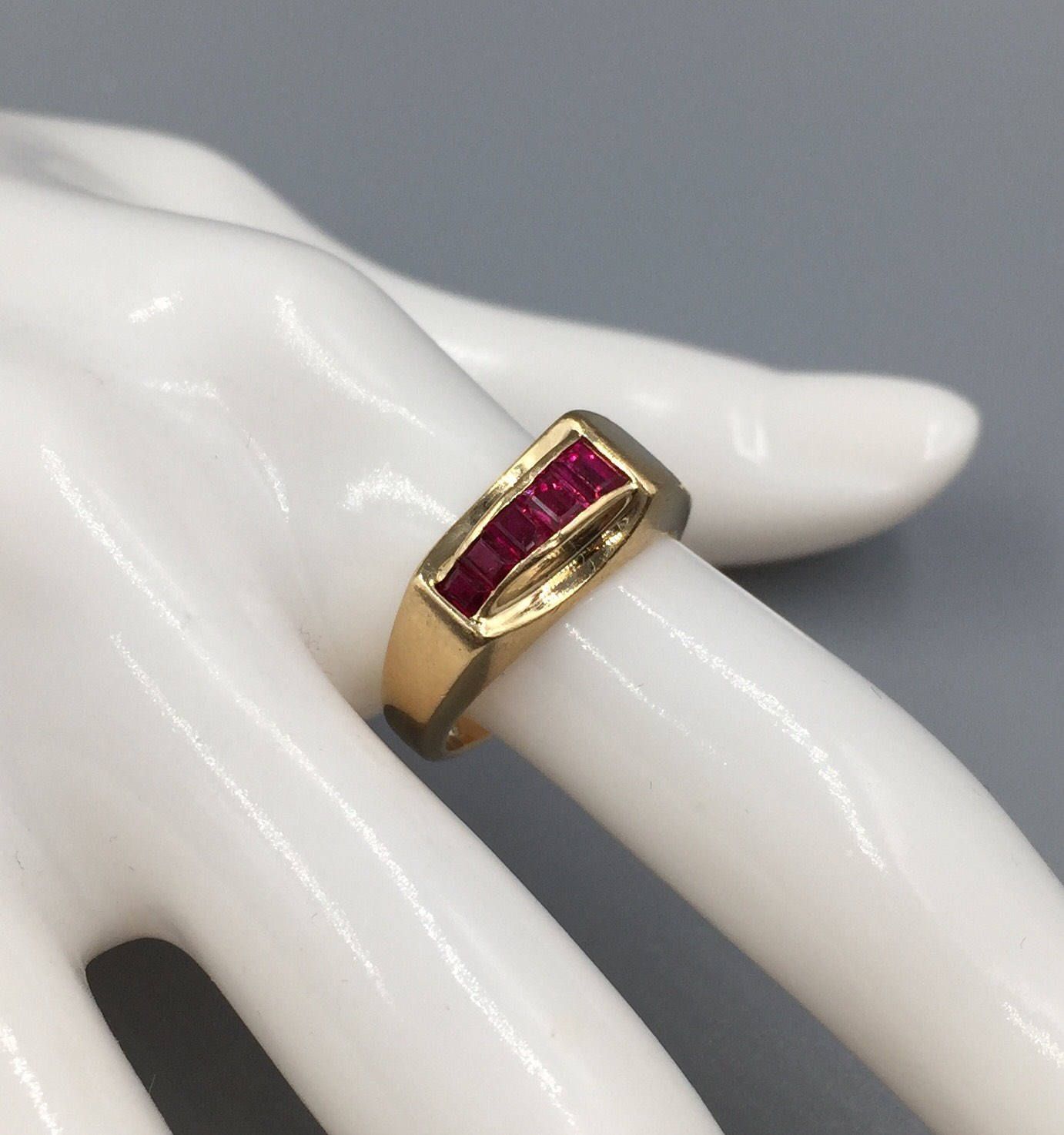 vintage tiffany ruby ring