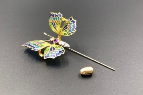 Trembler Butterfly Brooch