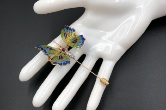 Trembler Butterfly Brooch