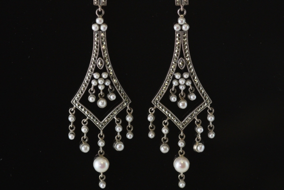 Fabulous Pearl Chandelier Earrings