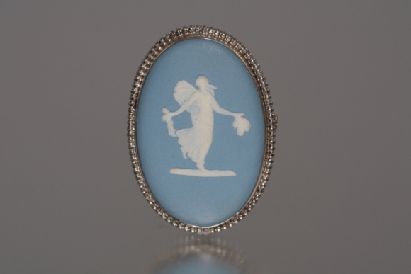 Sterling Wedgwood Cameo