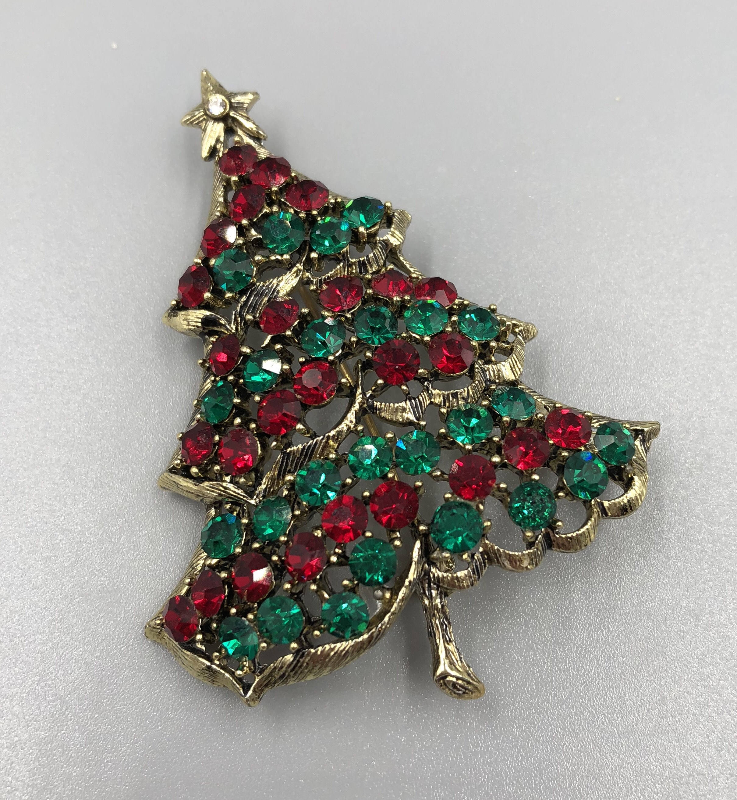 Weiss Christmas Tree Pin